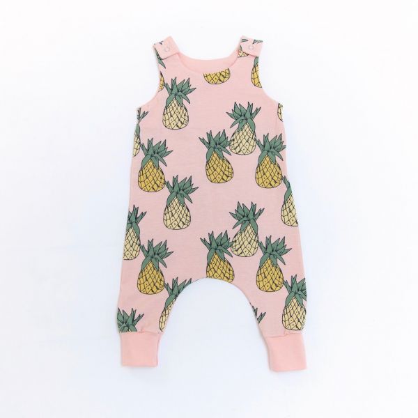 Bear & Babe Pink Pineapple Romper